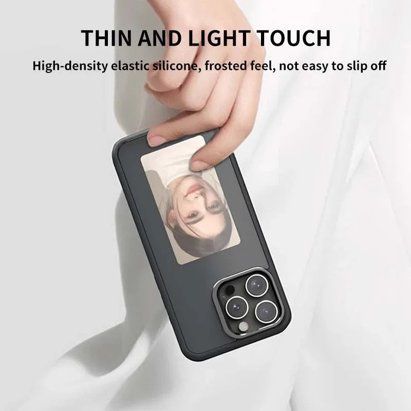 E-ink Screen Smartphone Case for iPhone 13 14 15 Pro Max with NFC Photo Updating